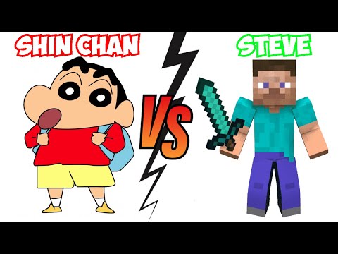 Ultimate Minecraft Showdown: Shin Chan vs. Stave