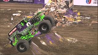 Grave Digger Freestyle - Monster Jam Indianapolis January 2014