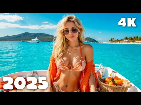 Chillout Tropical Deep House 2025 🍹| Summer Relaxation Mix in 4K UHD for TV Relaxation