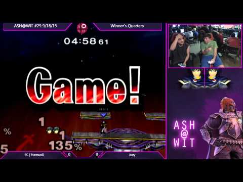 SC | Formuoli (Marth) vs Joey (Marth) - ASH@WIT #29 Melee Winner's Quarters