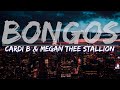 Cardi B & Megan Thee Stallion - Bongos (Clean) (Lyrics) - Audio at 192khz