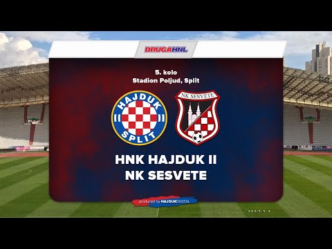 5. kolo Druge HNL: Hajduk II - Sesvete
