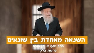 פרשת בלק - השנאה מאחדת בין שונאים | הרב יוסף צ. בן פורת - תשפ"ג