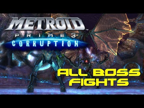 Metroid Prime 3: Corruption All Boss Fights