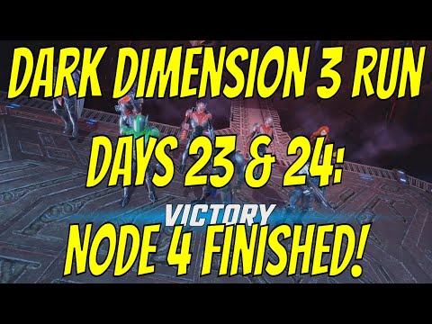Dark Dimension 3 Run Days 23 & 24: Node 4 Finished! - Marvel Strike Force
