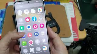 Mở hộp nhanh galaxy S24 năm 2025.