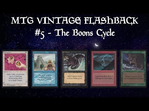 MTG Vintage Flashback #5 - The Boons Cycle