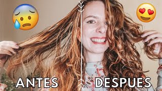 Trying out a SOLID SHAMPOO AND CONDITIONER for WAVY hair | Probando CHAMPU Y ACONDICIONADOR SOLIDO