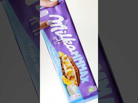Does the package lie? Milka MMMAX Crispy Joughurt💥 #shortsvideo #milka #milkachocolate #crispy