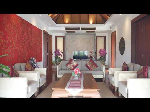 Modern Tropical Four to Six Bedroom House with Sea-Views For Sale at Surin