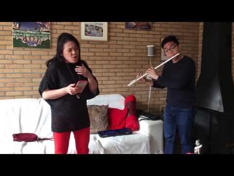 Rafael Adobas Bayog and Anabel Taal Ausa practicing