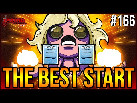 The ABSOLUTE STRONGEST Possible Start In Isaac! -  The Binding Of Isaac Repentance+ Part 166