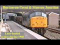 British Rail in the 1980s - Burton-on-Trent & Stenson Junction - April/ May 1988