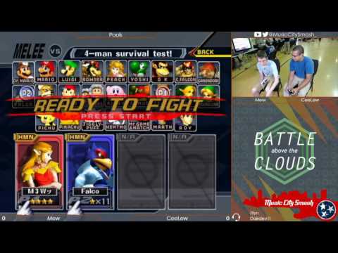 BATC - Mew (Sheik) Vs Ceelew (Falco) - Melee Pools