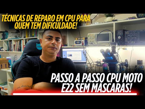 CPU PAROU NO MOTO E22? Veja o Reparo COMPLETO Passo a Passo!