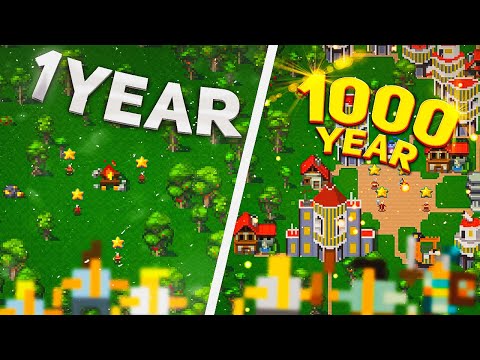 I Created 4 Immortal Humans to Help Humanity for THOUSANDS OF YEARS - WorldBox