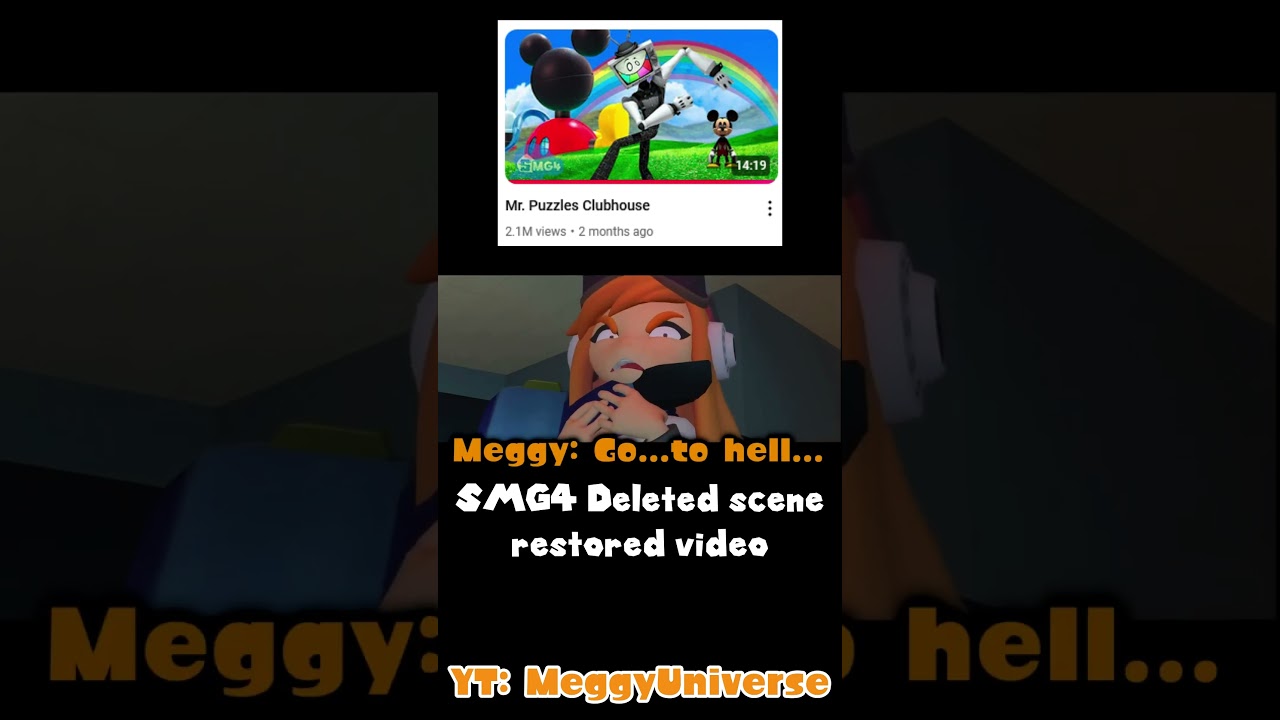 SMG4 Mr. Puzzles Clubhouse Deleted scenes video restored #smg4  #meggyspletzer #puzzlevision