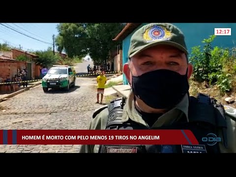 Homem eÌ morto com pelo menos 19 tiros no Angelim 24 08 2021