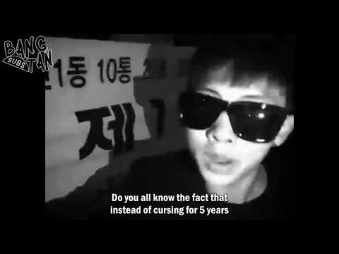 [ENG] 121217 Pre-Debut VOTE, or just shut up - RAP MONSTER of BTS