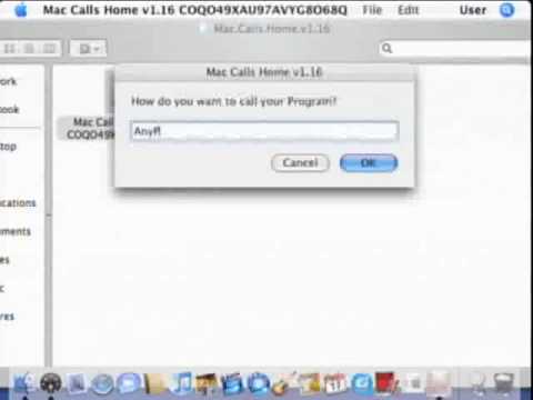 Mac Calls Home Installation