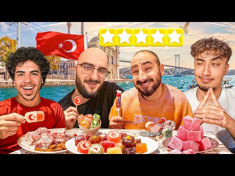 WE'RE TESTING TURKISH SWEETS 🍭🍬 (WITH THE SQUAD)
