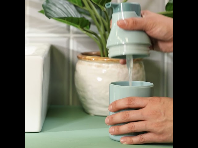 Vídeo relacionado con HAPPHOOH Dispensador Jabón Baño, 380ML Dispensador Jabon Cocina, 4 Niveles Ajustables Dispensador de Jabón Automático Suspensión, Recargable por USB, Resistente al Agua IPX5, para Cocina, Baño