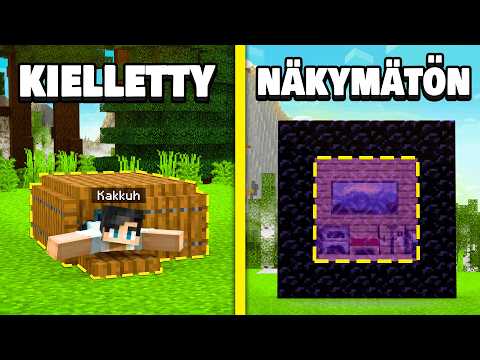 Minecraftin OUDOIMMAT TALOT..