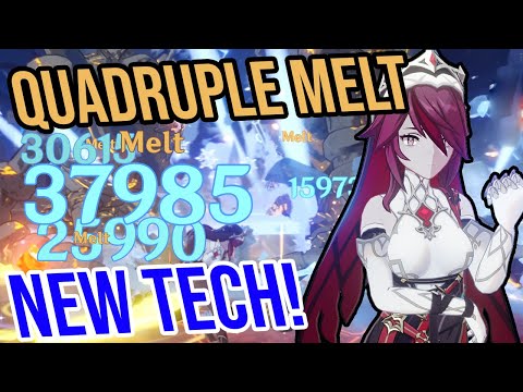 Melt Rosaria is AMAZING! Triple Your Damage! Genshin Impact Guide
