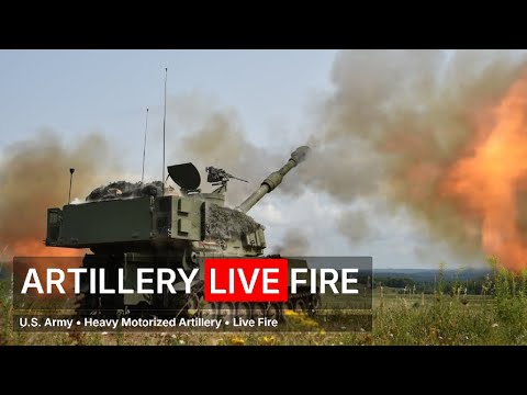 U.S. Army • Heavy Motorized Artillery • Live Fire • Poland Oct 2025
