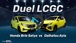 Duel LCGC, Honda Brio Satya Baru vs Daihatsu Ayla