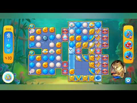Fishdom 2022, no Boosters,  9614  level  -  прохождение без бустеров,  9614  уровень.