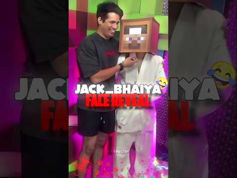 Jack_bhaiya face reveal 🤣|gamerfleet|anshubisht|#minecraft #shortsfeed #anshubisht #gamerfleet