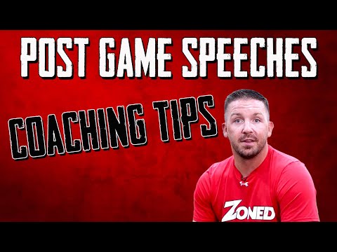 What to Say In Post Game Speech (YOUTH BASEBALL)