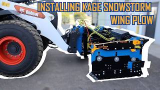 How to Install The SnowStorm Wing on a Bobcat L255 Wheel Loader