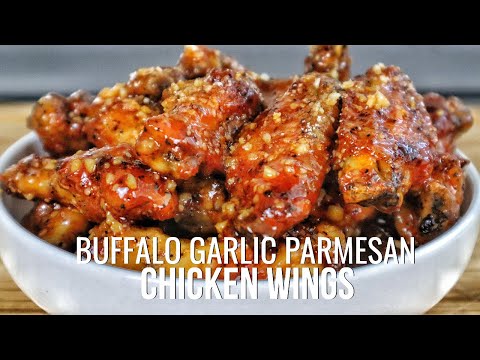 The Best Buffalo Garlic Parmesan Wings You'll Ever Taste
