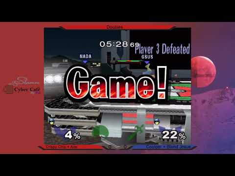 Cafe Melee 10 Doubles - Crispy Chip + Ace vs Coolper + Blond Jesus