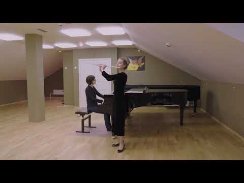 Vladimir TSYBIN  Etude No. 1 for flute and piano. Uliana ZHIVITSKAYA