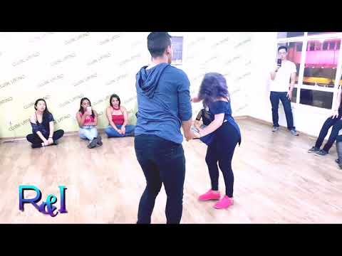 Raú  Ferreira & Isamara Vidal - Breathe ( Mickey  Blue ) - final  da aula no Clube Latino