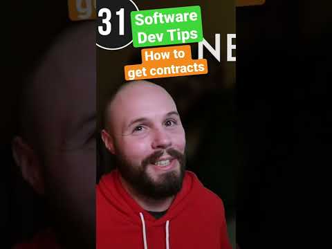 Software Dev Tips - How To Get Contracts #shorts thumbnail