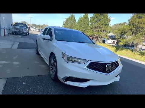 2019 Acura TLX Sedan White