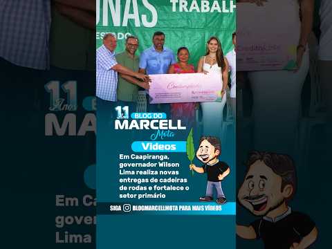 🚀🌿 Em Caapiranga, governador Wilson Lima entrega cadeiras de rodas e fortalece o setor primário 🌾🤝