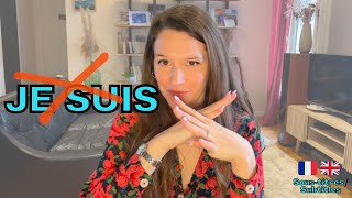 DON'T USE "JE SUIS" in THESE CASES in FRENCH 🚫 - Learn French