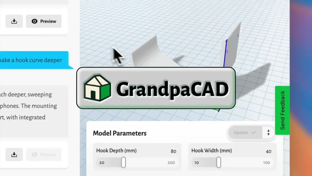 Watch GrandpaCAD demo