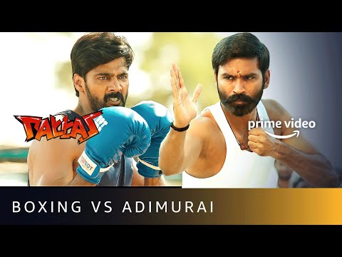 Dhanush Fights For Adimurai | Fight Scene | Pattas | Amazon Prime Video — Pattas