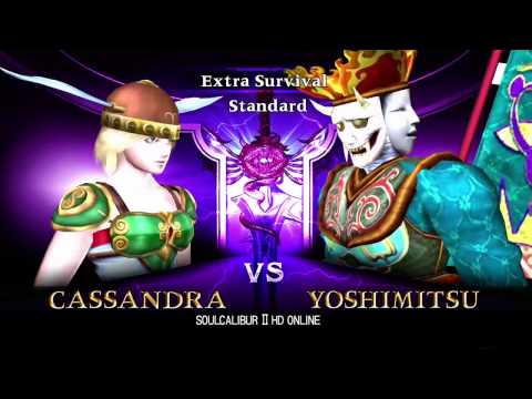 Soulcalibur 2 HD Online - Extra Survival with Cassandra and Weapon Demo