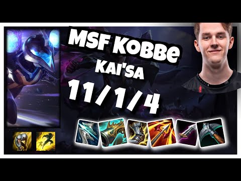 Kai'Sa vs Samira MSF Kobbe BOT (11/1/4) - v11.2
