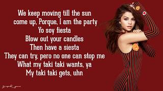 DJ Snake - Taki Taki (Lyrics) ft. Selena Gomez, Ozuna, Cardi B