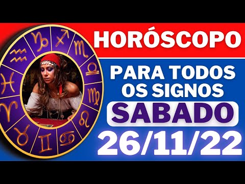 @AlmanaquedosSignos  ♈  HOROSCOPO DE HOJE ⭐ SABADO 26/11/2022 l TODOS OS SIGNOS