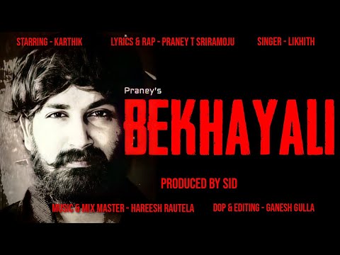 BEKHAYALI - Rap Cover | Likhith X Karthik X Praney T Sriramoju | Breakup Song | Sad Song |