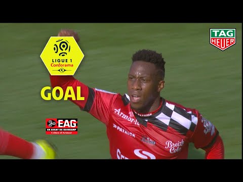 Goal Yeni NGBAKOTO (56') / EA Guingamp - Olympique de Marseille (1-3) (EAG-OM) / 2018-19